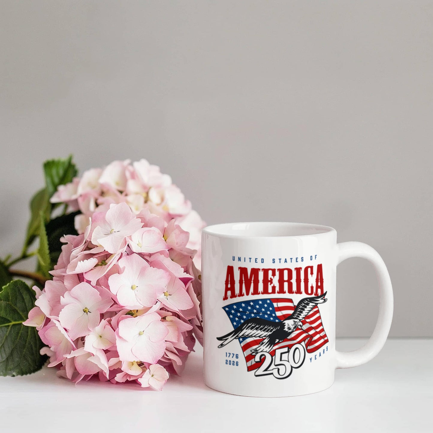 United States Independence Day White Ceramic Mug Multiple Variants