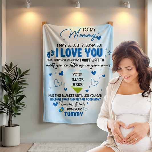 Personalized Mommy Blanket–Custom Baby Blanket for Moms on Mother’s Day!