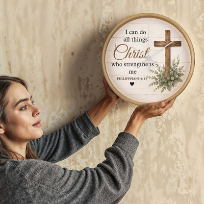 Christian home décor clock