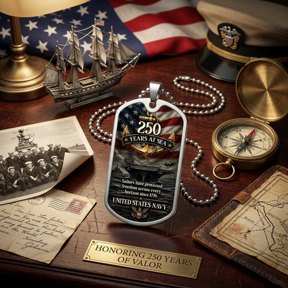 navy military dog tag jewelry gift