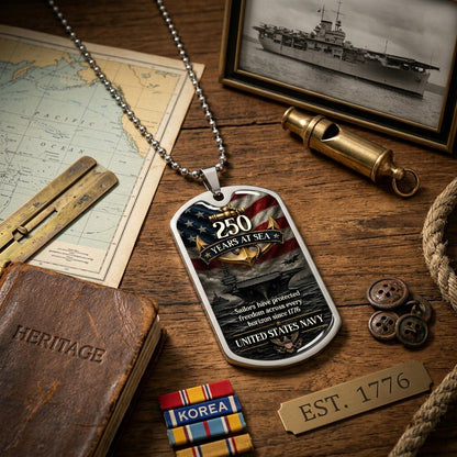 american navy tribute necklace 1776 2026