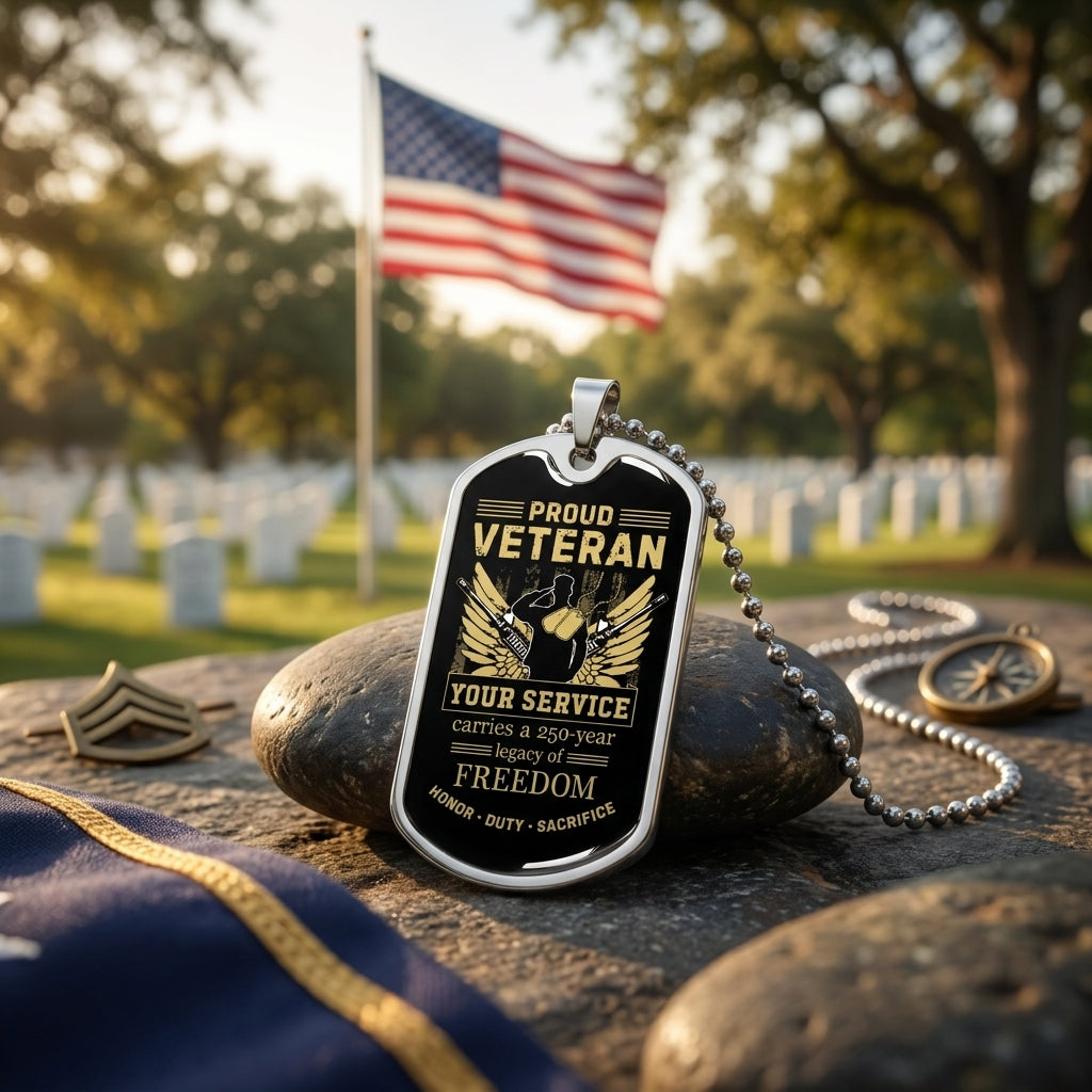 honor duty sacrifice patriotic necklace