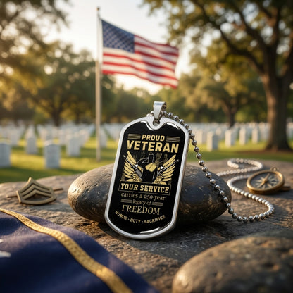 honor duty sacrifice patriotic necklace
