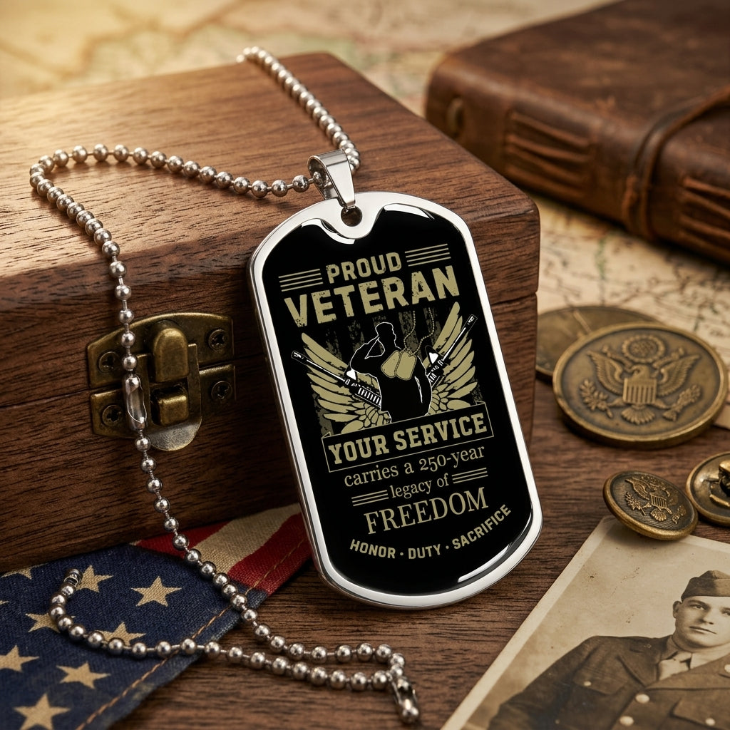 honor duty sacrifice patriotic necklace