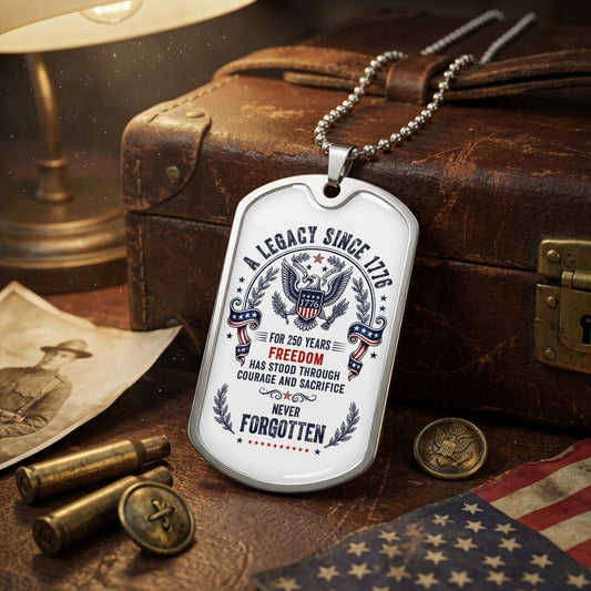 never forgotten freedom pendant