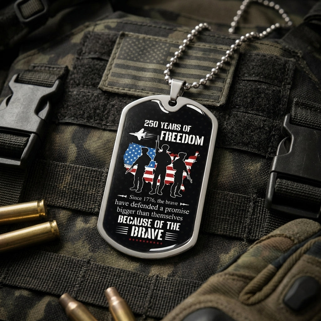 memorial day tribute necklace