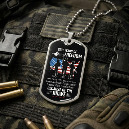 memorial day tribute necklace