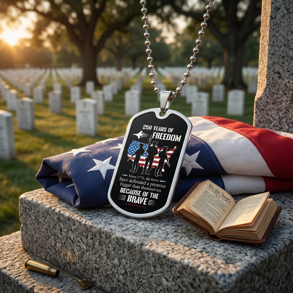 courage sacrifice freedom necklace