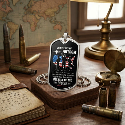 memorial day tribute necklace