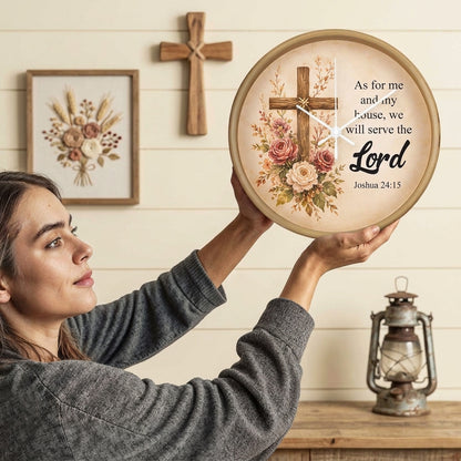 Christian scripture wall clock