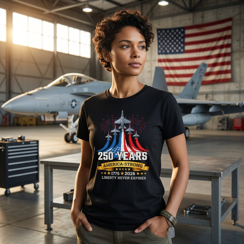 250 years america strong patriotic t shirt