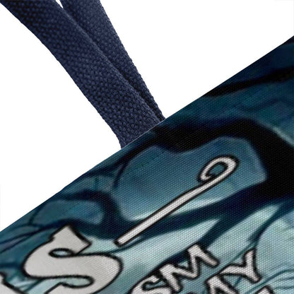 Brooms, Potions & Sarcasm: The Holy Trinity of My Witchcraft” Gothic Halloween Tote Bag !