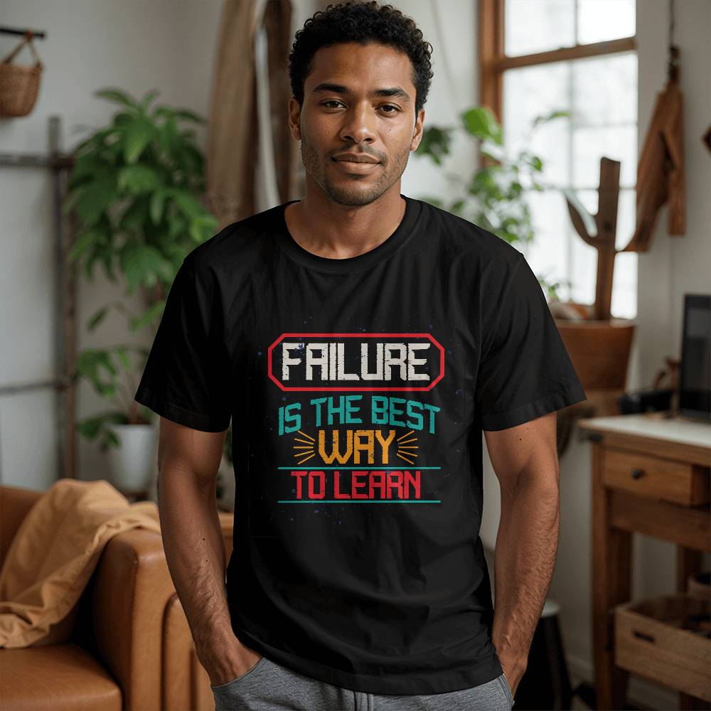 Failure is the Best Way to Learn Motivational T-Shirt