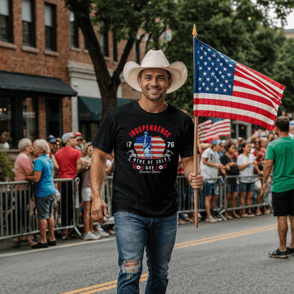 1776 Happy Independence Day 4th Of July USA Patriotic T-Shirt