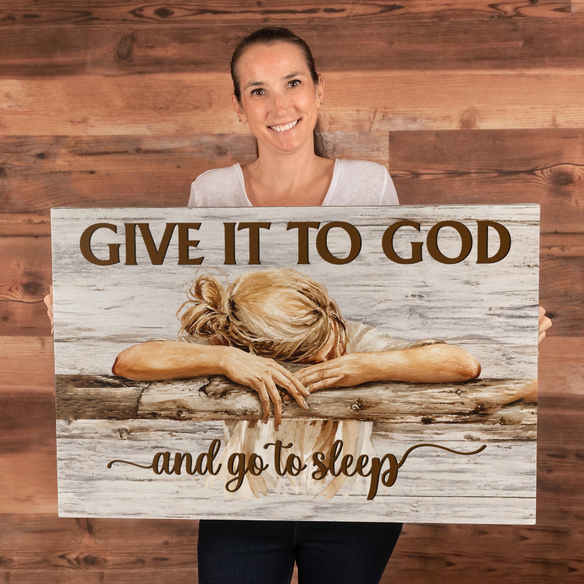 Give It to God and Go to Sleep canvas