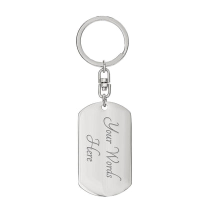 Dad Thank You For Everything Keychain – Sentimental Gift For Father