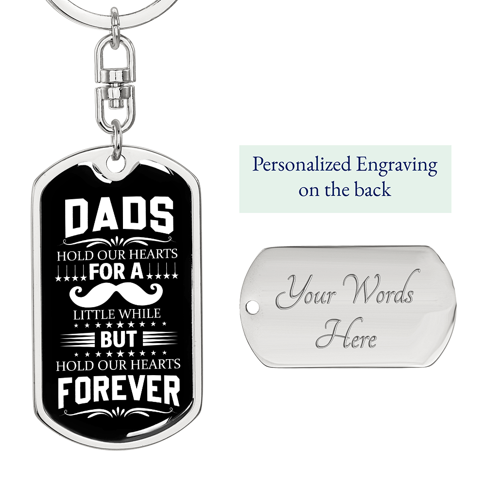 Dad Thank You For Everything Keychain – Sentimental Gift For Father