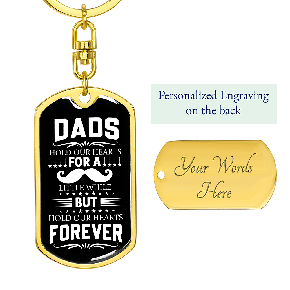 Dad Thank You For Everything Keychain – Sentimental Gift For Father