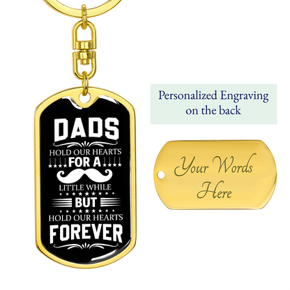 Dad Thank You For Everything Keychain – Sentimental Gift For Father