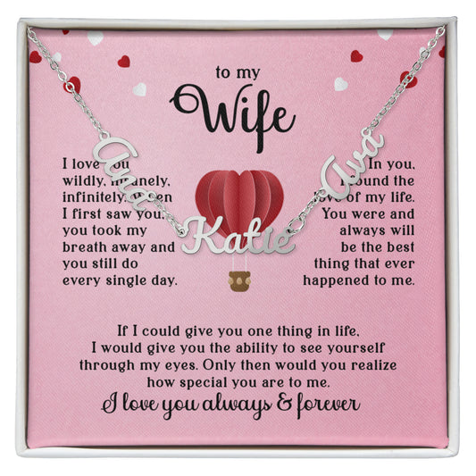 Multiple Name  Personalized jewelry that tells a story
