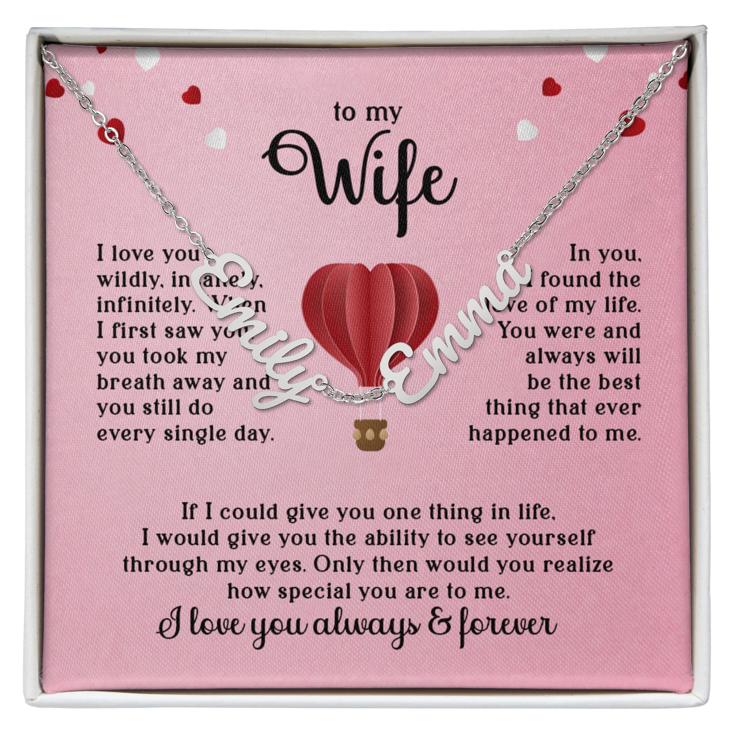 Multiple Name  Personalized jewelry that tells a story