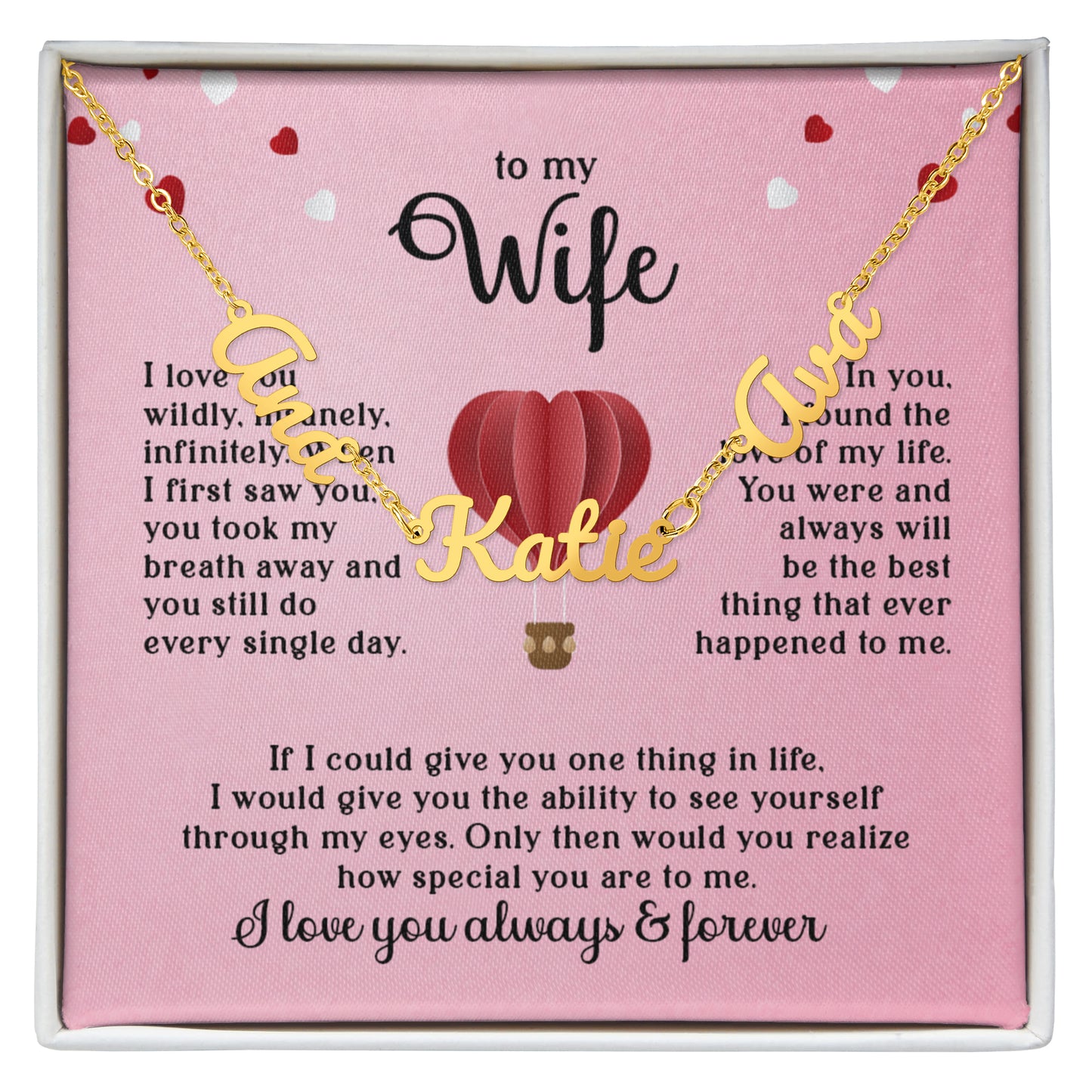 Multiple Name  Personalized jewelry that tells a story