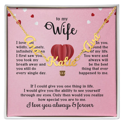 Multiple Name  Personalized jewelry that tells a story