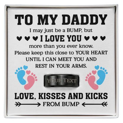 pregnancy gift for dad i may just be a bump but i love you box