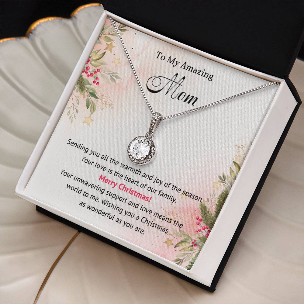 Mom - Heart of our Family - Christmas Gift - Eternal Hope Necklace