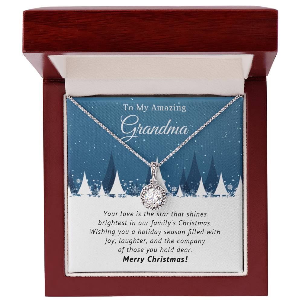 To My Amazing Grandma - Filled with Joy - Christmas Gift - Eternal Hope Necklace