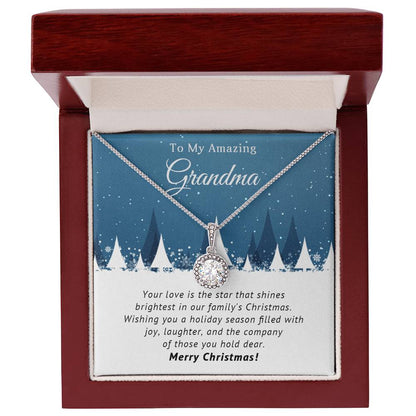 To My Amazing Grandma - Filled with Joy - Christmas Gift - Eternal Hope Necklace