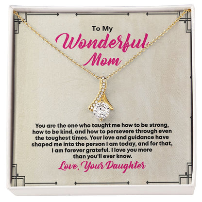 To My Beautiful Mom, Alluring Beauty Necklace - YERTIZZ.COM