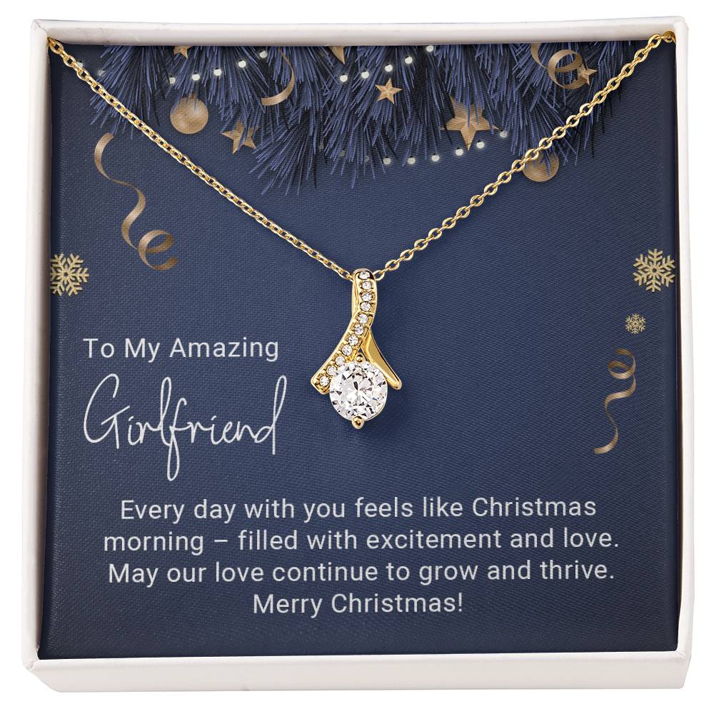 To My Amazing Girlfriend - Excitement - Christmas Gift - Alluring Beauty Necklace