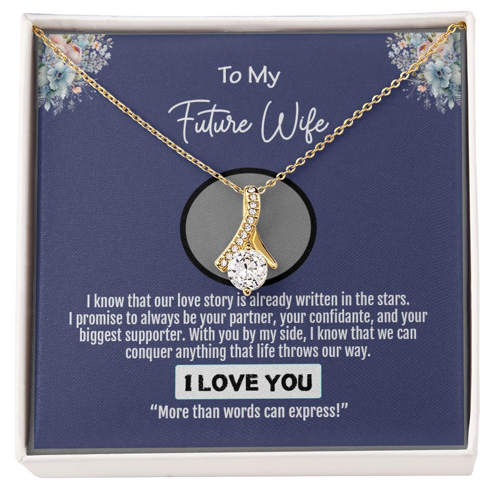 To My Future Wife, Love You Always Forever, Alluring Beauty Necklace - YERTIZZ.COM