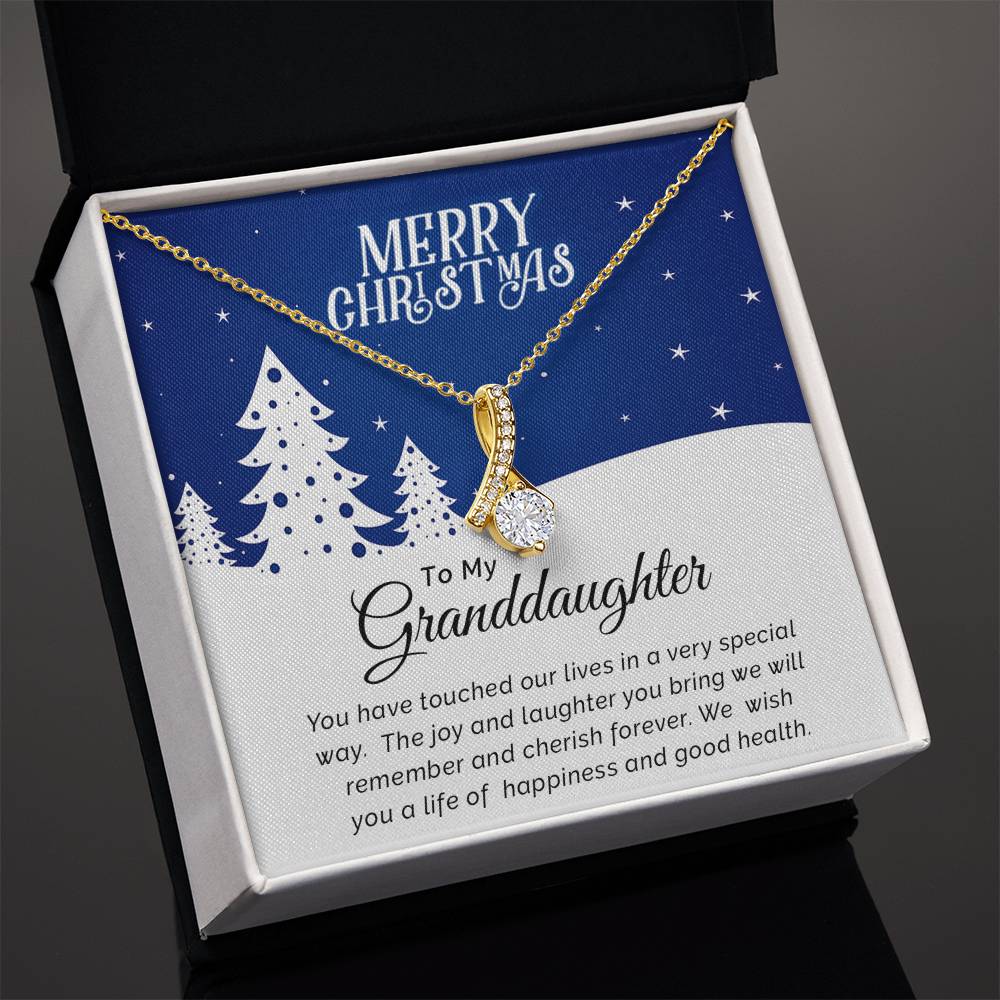 To My Granddaughter - Cherish - Christmas Gift - Alluring Beauty Necklace