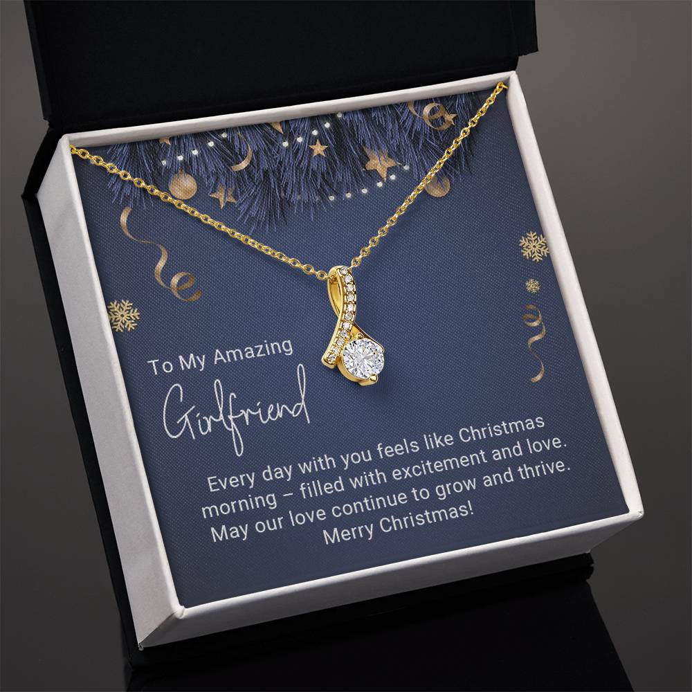 To My Amazing Girlfriend - Excitement - Christmas Gift - Alluring Beauty Necklace