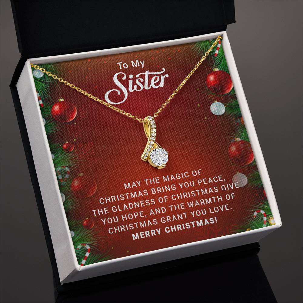 To My Sister - Christmas Gift - Alluring Beauty Necklace