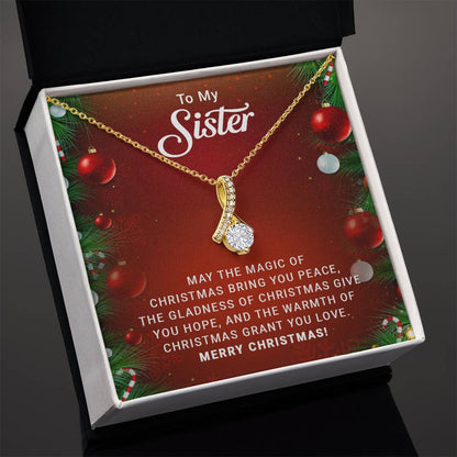 To My Sister - Christmas Gift - Alluring Beauty Necklace