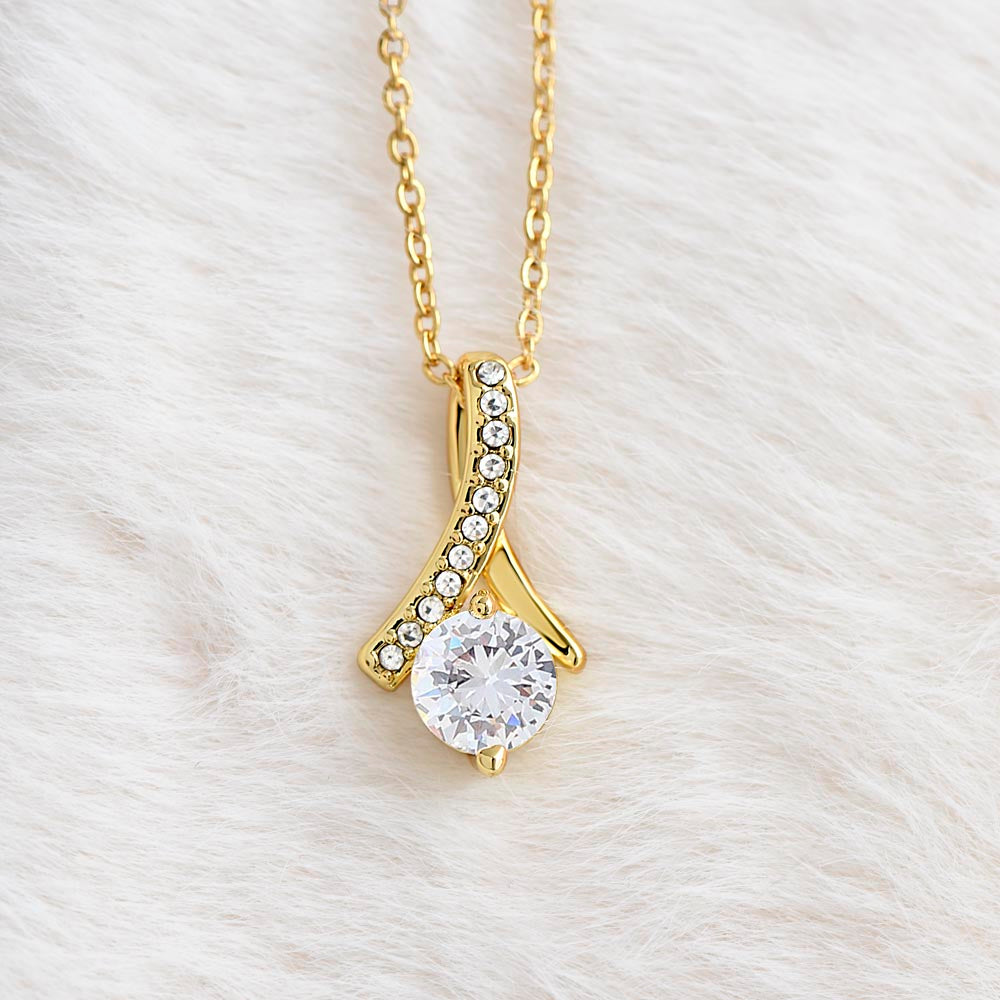 To My Future Wife, Love You Always And Forever, Alluring Beauty Necklace - YERTIZZ.COM