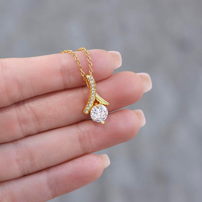 To My Future Wife, Love You Always Forever, Alluring Beauty Necklace - YERTIZZ.COM