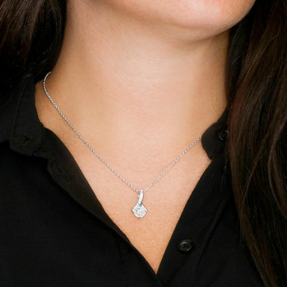 To My Mom, Alluring Beauty Necklace - YERTIZZ.COM