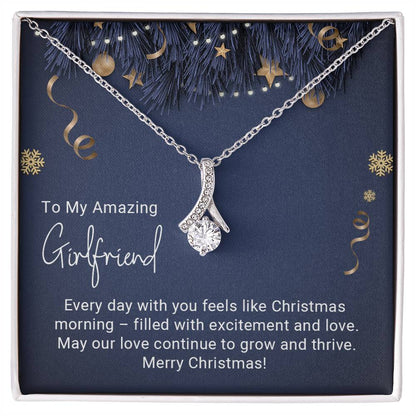 To My Amazing Girlfriend - Excitement - Christmas Gift - Alluring Beauty Necklace