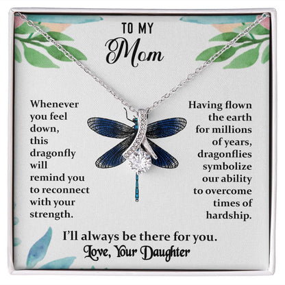 To My Mom, Alluring Beauty Necklace - YERTIZZ.COM
