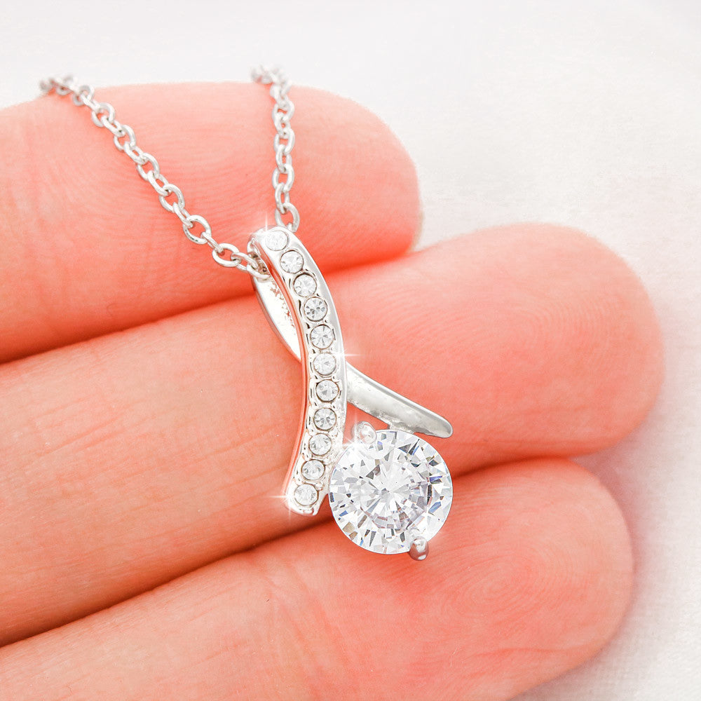 To My Future Wife, Love You Always Forever, Alluring Beauty Necklace - YERTIZZ.COM