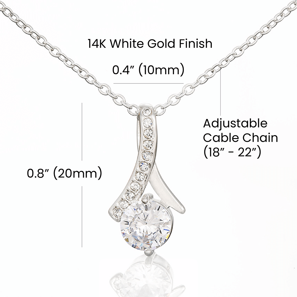 To My Future Wife, Love You Always Forever, Alluring Beauty Necklace - YERTIZZ.COM