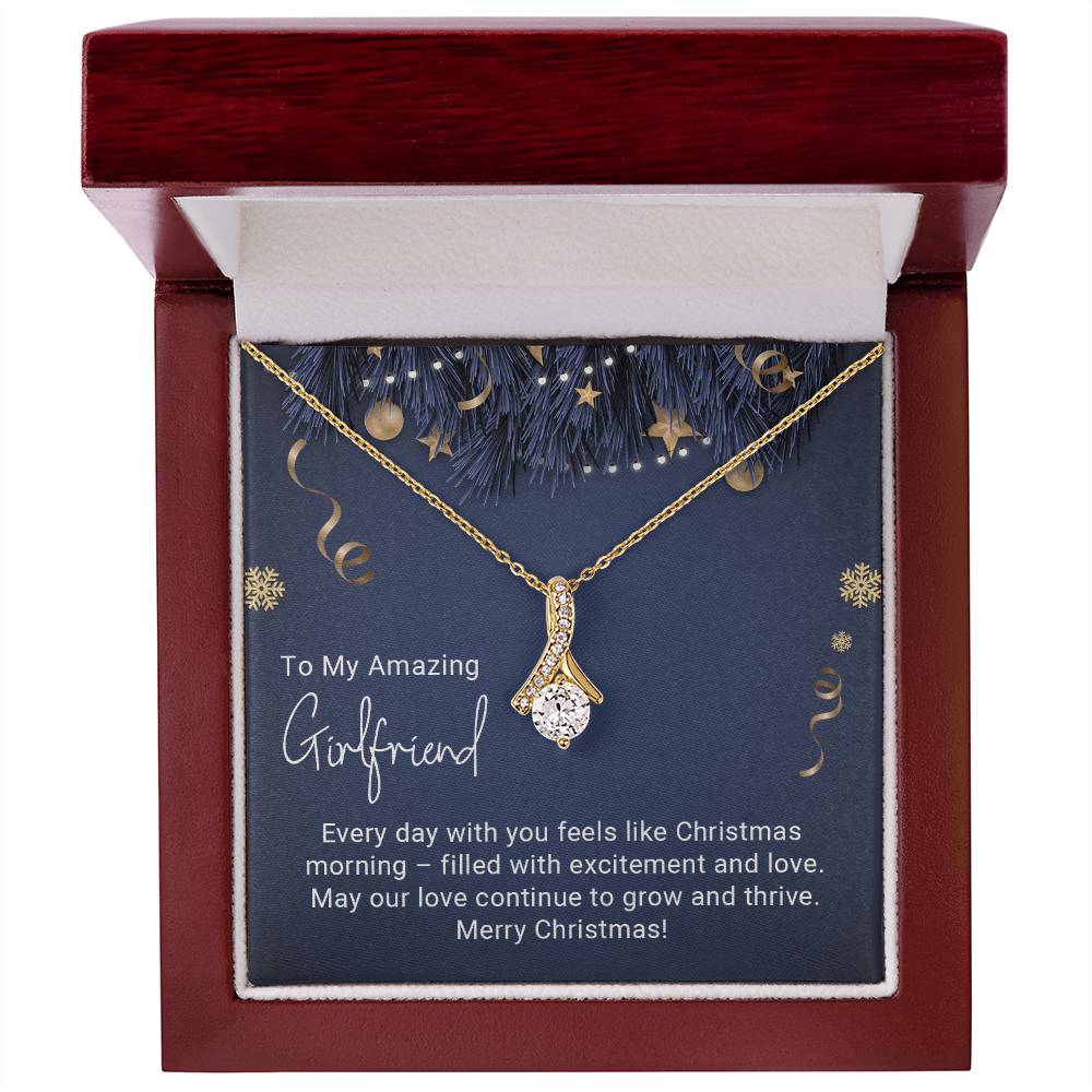To My Amazing Girlfriend - Excitement - Christmas Gift - Alluring Beauty Necklace