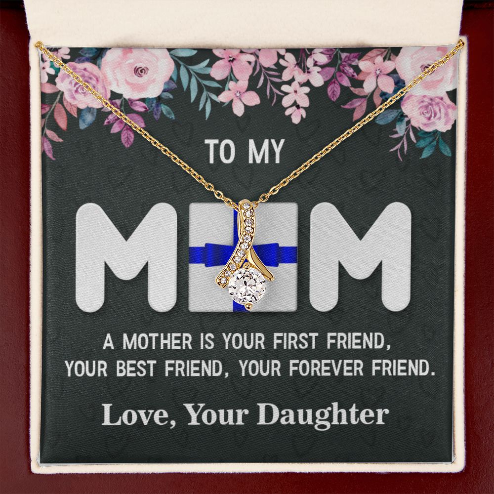 To My Mom, Alluring Beauty Necklace - YERTIZZ.COM