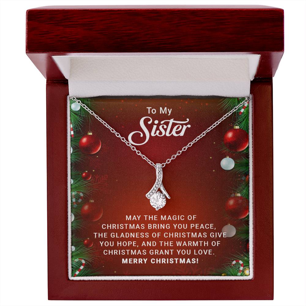 To My Sister - Christmas Gift - Alluring Beauty Necklace