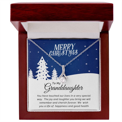 To My Granddaughter - Cherish - Christmas Gift - Alluring Beauty Necklace