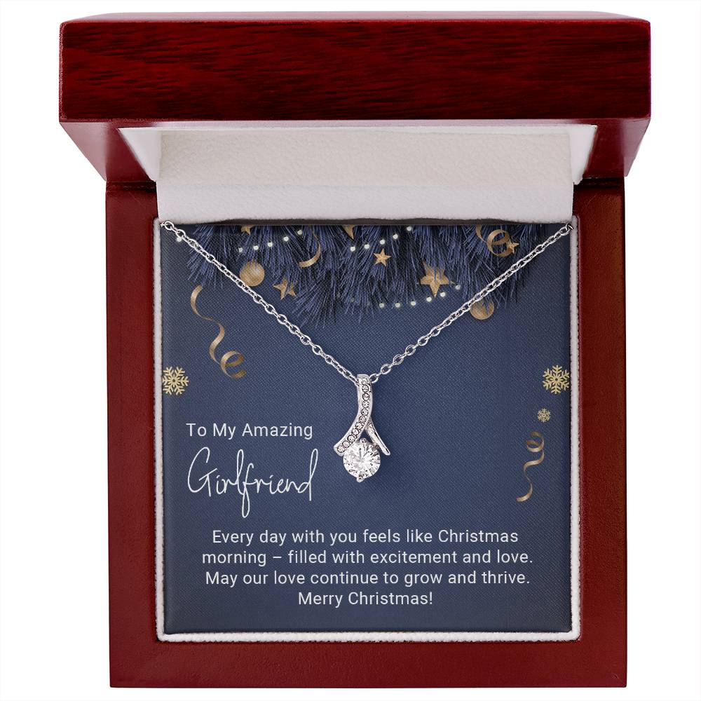 To My Amazing Girlfriend - Excitement - Christmas Gift - Alluring Beauty Necklace